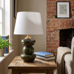 Everett Table Lamp Green - Wilko - thumbnail 7