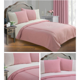 Sweet Dreams Lincoln Double Red Stripes Duvet Set - Wilko - thumbnail 7
