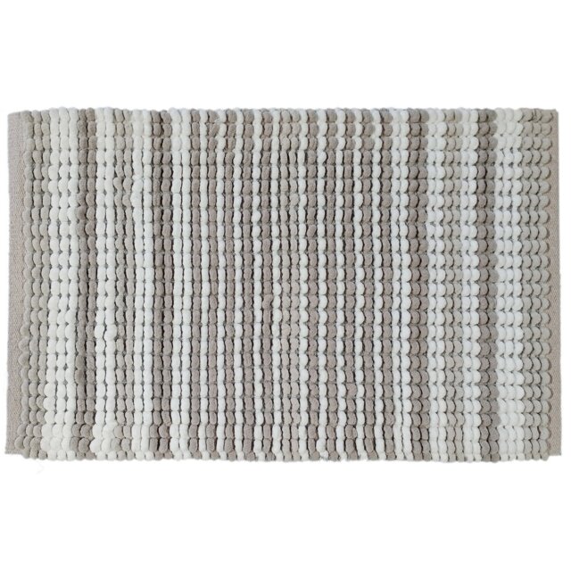 Milan Bath Mat - Beige - Wilko - image 1
