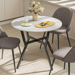 Portland 2 Seater Grey Wood Effect Small Dining Table - Wilko - thumbnail 5
