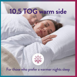 Slumberdown Double White Dual Tog Made for You Two Duvet - Wilko - thumbnail 5