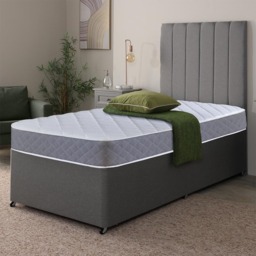 Extreme Comfort Cooltouch European Small Single Diamond Grey Foam Free Open Coil Spring Mattress - eXtreme comfort ltd - Wilko - thumbnail 3