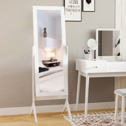 Portland White Freestanding Dressing Mirror 148 x 47cm - Wilko - thumbnail 3