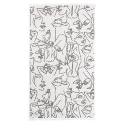 furn. Everybody Turkish Cotton Jacquard Grey Hand Towel - Size: 50 x 85cm - Wilko - thumbnail 4