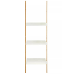 Premier Housewares Nostra 3 Shelf Ladder Bookshelf - Brown - Interiors by Premier - Wilko - thumbnail 4