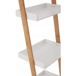 Premier Housewares Nostra 3 Shelf Ladder Bookshelf - Brown - Interiors by Premier - Wilko - thumbnail 6