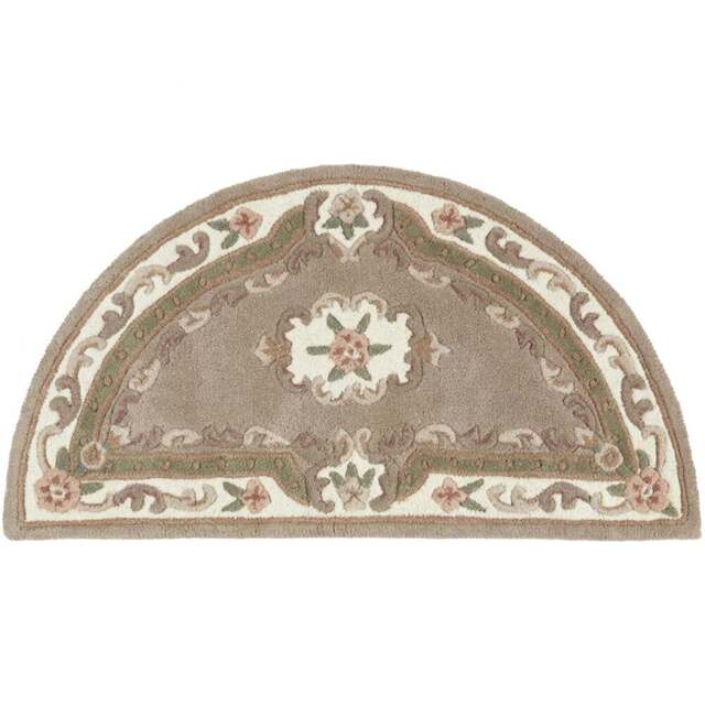 Origins Shensi Beige Half Moon Rug 67 x 127cm - Cream - Origins Rugs - Wilko - image 1