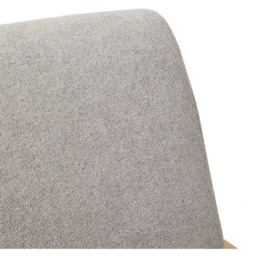 Living and Home Grey Chenille Upholstered Armchair - Size: Single - Wilko - thumbnail 5