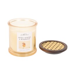 Honey Almond and Rosewood Scented Candle - True Aroma - Wilko - thumbnail 5