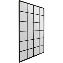 The Fenestra Black Window Leaner Wall Mirror 174 x 110cm - MirrorOutlet - Wilko - thumbnail 4