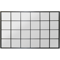 The Fenestra Black Window Leaner Wall Mirror 174 x 110cm - MirrorOutlet - Wilko - thumbnail 5