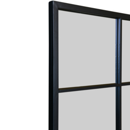 The Fenestra Black Window Leaner Wall Mirror 174 x 110cm - MirrorOutlet - Wilko - thumbnail 7