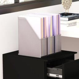 Portland Vinsetto Black 3 Drawer Vertical Filing Cabinet - Size: 3 Drawers - Wilko - thumbnail 4