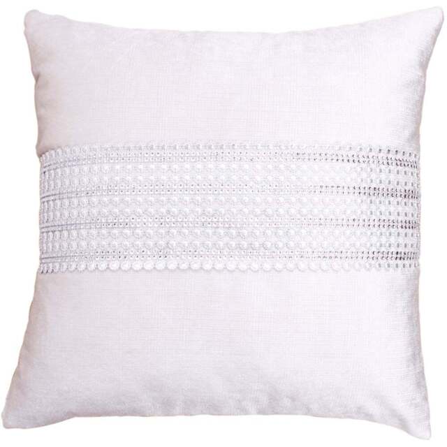 Intimates Ritz Diamante Cream Filled Cushion 43 x 43cm 2 Pack - Wilko - image 1