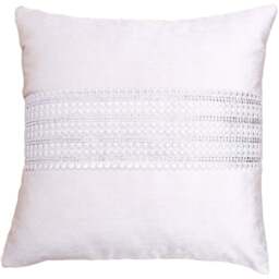 Intimates Ritz Diamante Cream Filled Cushion 43 x 43cm 2 Pack - Wilko - thumbnail 1