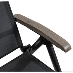 Outsunny Grey Chaise Adjustable Sun Lounger - Size: 1 Seater - Wilko - thumbnail 4