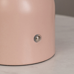 ValueLights Marlow Pink Rechargeable LED Portable Table Lamp - Wilko - thumbnail 5