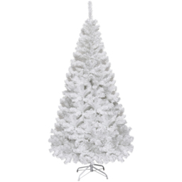 Costway White Artificial Christmas Tree 5ft - Wilko - thumbnail 1