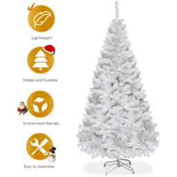 Costway White Artificial Christmas Tree 5ft - Wilko - thumbnail 7