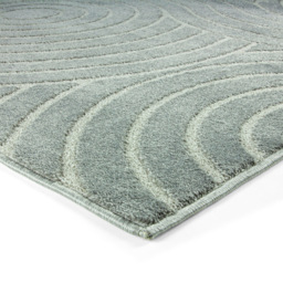 Eselle Rhythm Sculpt Grey Rug 120 x 170cm - Wilko - thumbnail 5