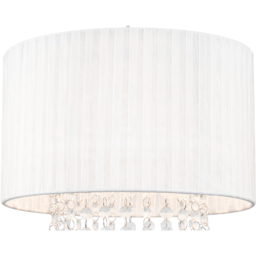 Cosylyte Winni Cream White Beaded Voile Easyfit Modern Lamp Shade - Size: 21 x 32 x 32cm - Wilko - thumbnail 5