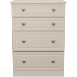 Crowndale Pembroke 4 Drawer Kashmir Ash Deep Chest of Drawers Ready Assembled - Wilko - thumbnail 3