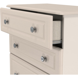 Crowndale Pembroke 4 Drawer Kashmir Ash Deep Chest of Drawers Ready Assembled - Wilko - thumbnail 7