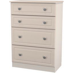Crowndale Pembroke 4 Drawer Kashmir Ash Deep Chest of Drawers Ready Assembled - Wilko - thumbnail 4