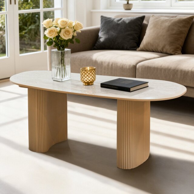 Esme Coffee Table Natural - Wilko - image 1