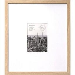 Wood Effect Wall Mounted Photo Frame Natural 7 x 5 inch - The Port. Co Gallery - Wilko - thumbnail 1