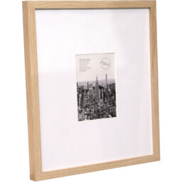 Wood Effect Wall Mounted Photo Frame Natural 7 x 5 inch - The Port. Co Gallery - Wilko - thumbnail 3