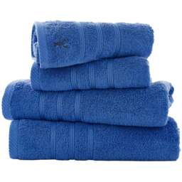 Lobster Creek Kaleidoscope Combed Cotton Royal Hand Towel 2 Pack - Size: 50 x 85cm - Blue - Wilko - thumbnail 1