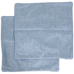 Pack of 2 Highgrove Cushion Covers Blue - My Home - Wilko - thumbnail 3