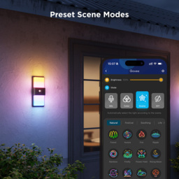 Govee RGBIC LED Sleek Back Smart Wall Light - Size: 38 x 16.5 x 12.5cm - Multi - Wilko - thumbnail 6