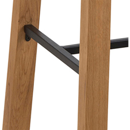 Florence Chara 4 Seater Bar Table Oak - Brown - Furniture To Go - Wilko - thumbnail 7