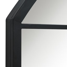 MirrorOutlet The Arcus Black Metal Arched Outdoor Window Garden Wall Mirror 174 x 85cm - Size: 85 x 174 x 3cm - Wilko - thumbnail 7