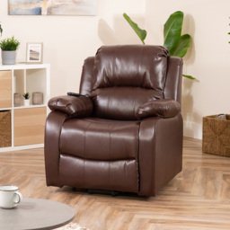 Artemis Home Northfield Brown Dual Motor Massage and Heat Riser Recliner Chair - Size: Single - Wilko - thumbnail 5