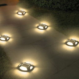 Ener-J Solar Fence Step Light 6000K+3000K 2 Pack - Size: 25 x 15 x 10cm - Black - Wilko - thumbnail 7