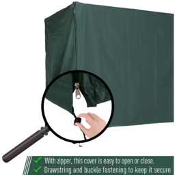 Outsunny Green 3 Seater Swing Bench Cover 152 x 114 x 177cm - Size: 177 x 114 x 152cm - Wilko - thumbnail 5