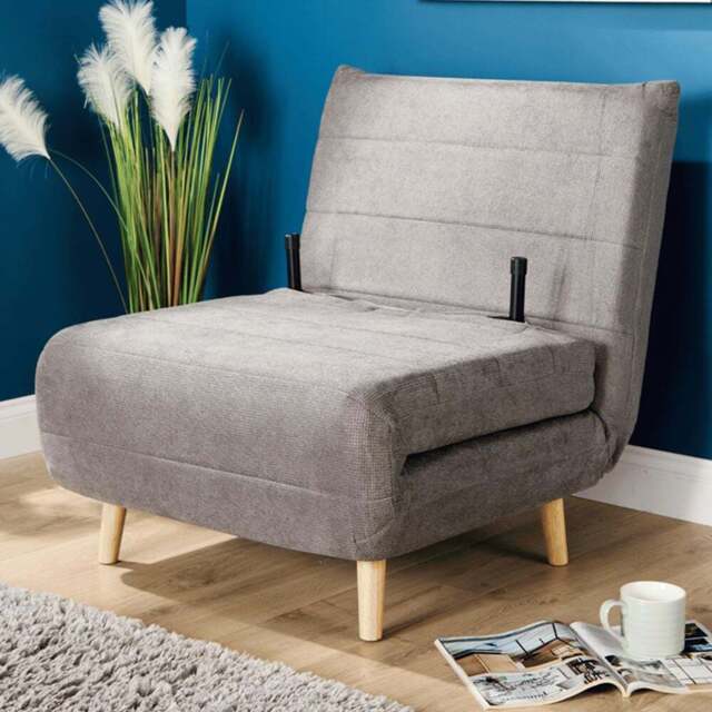 Home Source Lorena Single Grey Sofa Bed - Wilko - image 1