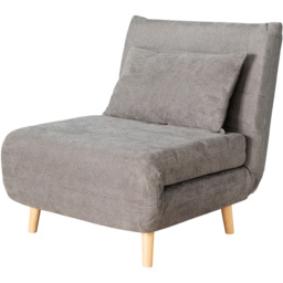 Home Source Lorena Single Grey Sofa Bed - Wilko - thumbnail 3