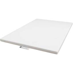 DS Living Deluxe Double Memory Foam Mattress Topper - White - Wilko - thumbnail 1