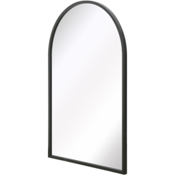 MirrorOutlet The Arcus Black Framed Arched Garden Wall Mirror 120 x 80cm - Size: 120 x 80 x 3cm - Wilko - thumbnail 4