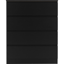 Seconique Malvern 4 Drawer Black Chest of Drawers - Wilko - thumbnail 4