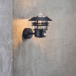 Nordlux Blokhus Black Up Sensor Wall Light - Size: 23 x 22 x 26.5cm - Wilko - thumbnail 3