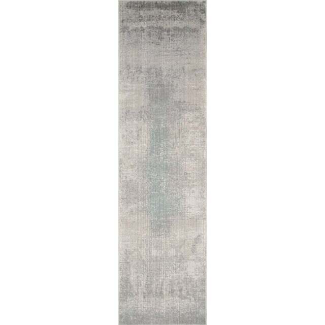 Desire Rugs Maia Grey Mist Abstract Non Slip Rug 60 x 220cm - Wilko - image 1