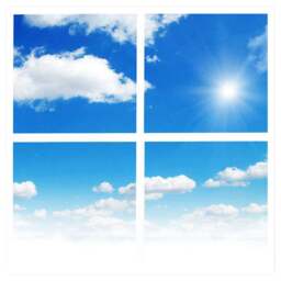 ENER-J 40W SKY LED Ceiling Panel 600 x 600mm 4 Pack - Size: 65 x 3 x 62.5cm - White - Wilko