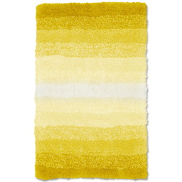 Mayfair Superstripe Ochre Bath Mat Set - Yellow - Wilko - thumbnail 4