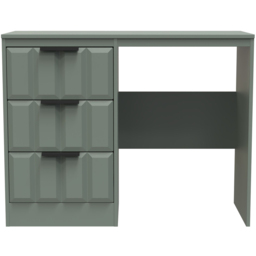 Crowndale New York 3 Drawer Reed Green Dressing Table - Wilko - thumbnail 4