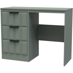 Crowndale New York 3 Drawer Reed Green Dressing Table - Wilko - thumbnail 3